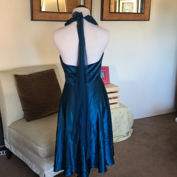 Gorgeous Adrianna Papell Blue Cocktail Dress - Picture 4 of 4